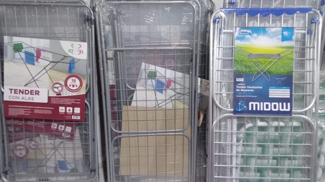 Tendedero Aluminio con Alas